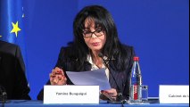 Yamina Benguigui présente le prochain forum mondial des femmes francophones (3-4/03/2014)