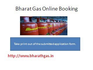 Bharat Gas Online Booking