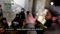 Rebel footage shows buildings destroyed in Syria