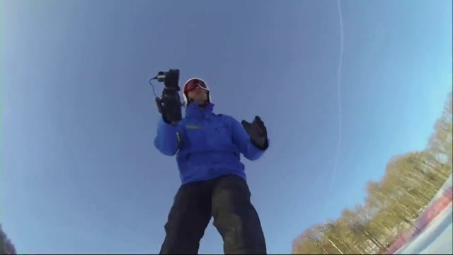 Une descente à Ski en mode caméra embarquée sur une piste pro... Sotchi 2014 - Jeux Olympiques d'hiver!