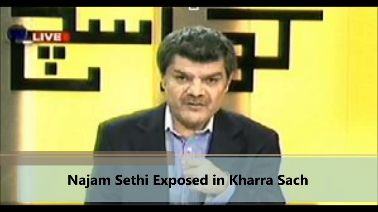Najam Sethi Exposed in Kharra Sach - 12th February 2014