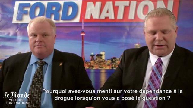 Rob Ford lance sa propre chaîne YouTube