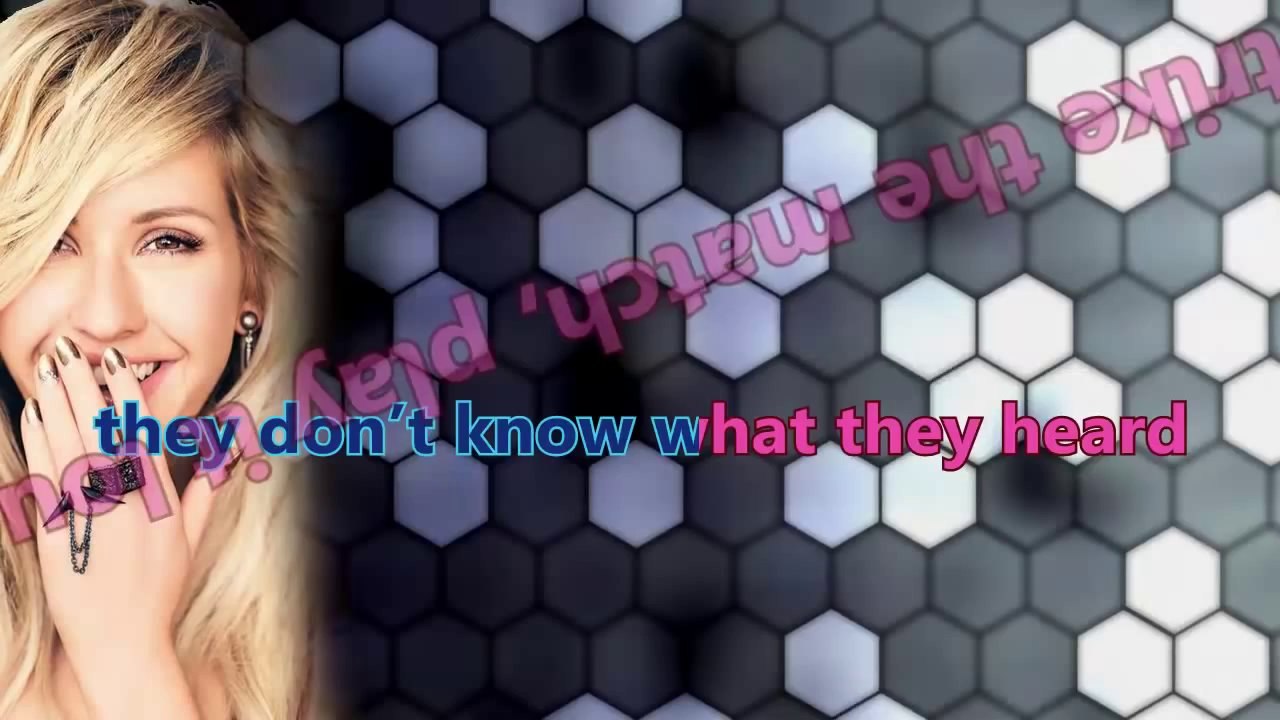 Ellie Goulding - Burn (Karaoke/Instrumental) with lyrics [Official Video]