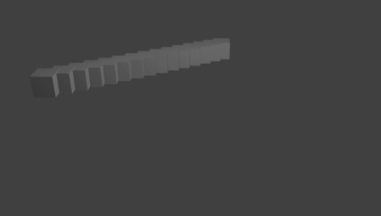 Test d'animation Cube array