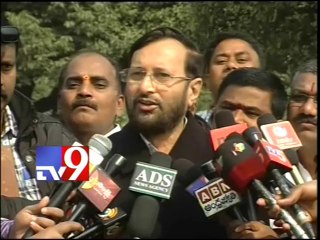 Congress plays doublegame over Telangana - BJP's Prakash Javadekar