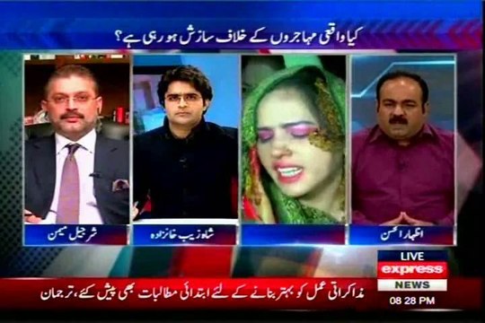 Express To The Point Shahzeb Khanzada with MQM Khawaja Izhar-ul-Hassan (10 Feb 2014)