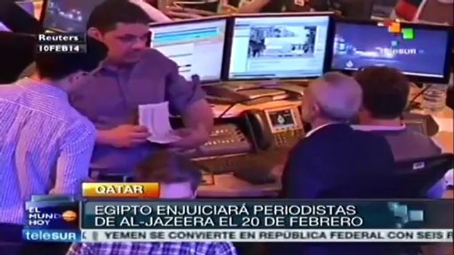 Fijan juicio para periodistas de Al Jazeera en Egipto