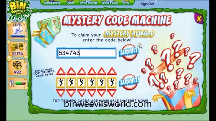 Binweevils Codes 2014 - Best Cheats and Codes