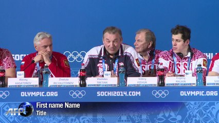 JO-2014: l'équipe russe de hockey sur glace sous haute pression