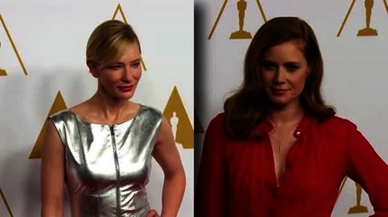 Amy Adams y Cate Blanchett brillan en el almuerzo de los Oscars