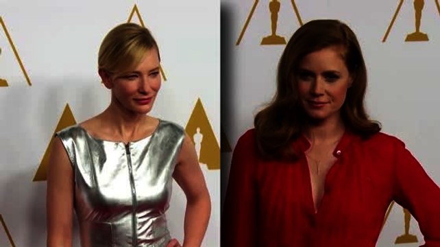 Amy Adams y Cate Blanchett brillan en el almuerzo de los Oscars