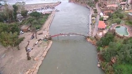 Inondations en Corse-du-Sud: les dégâts vue du ciel