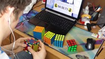 Amazing Rubik's Cube Skills Word Record