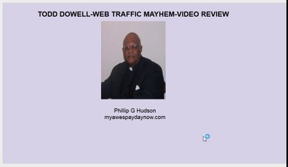 TODD DOWELL-WEB TRAFFIC MAYHEM-VIDEO REVIEW