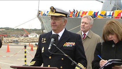 Llega a Rota el primero de los cuatro destructores del escudo antimisiles de la OTAN