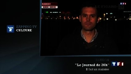 Zapping TV : un journaliste de TF1 perd ses moyens en direct