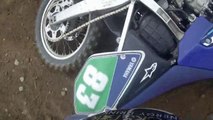 Motocross Track Double Crash Yamaha YZ125