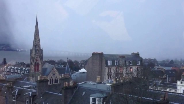Snow Storm Rolling in Across the Tay Bridge Dundee