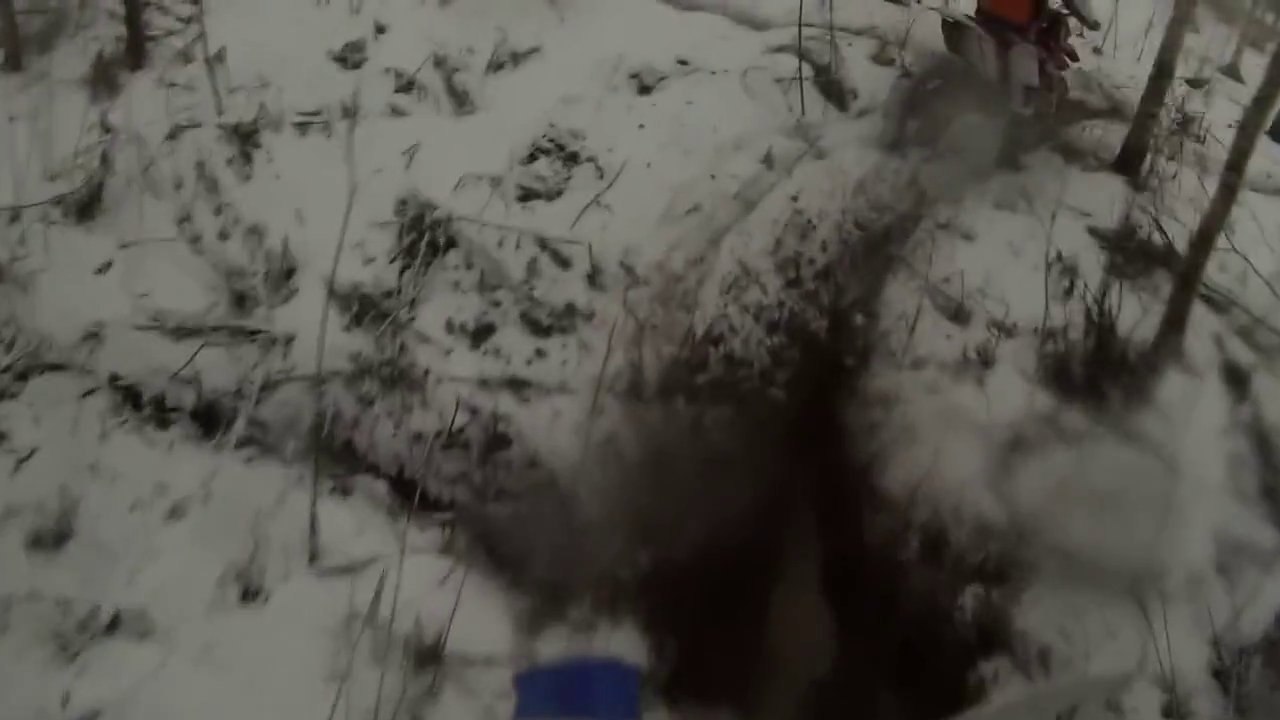 GoPro 3 Enduro Going Over Bars At Home Track Yamaha YZ125