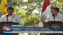 Santos y Humala firman diversos acuerdos de cooperación