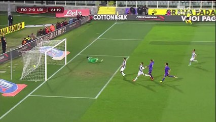 Fiorentina 2-0 Udinese Coppa italia gol di Cuadrado 11-2-2014