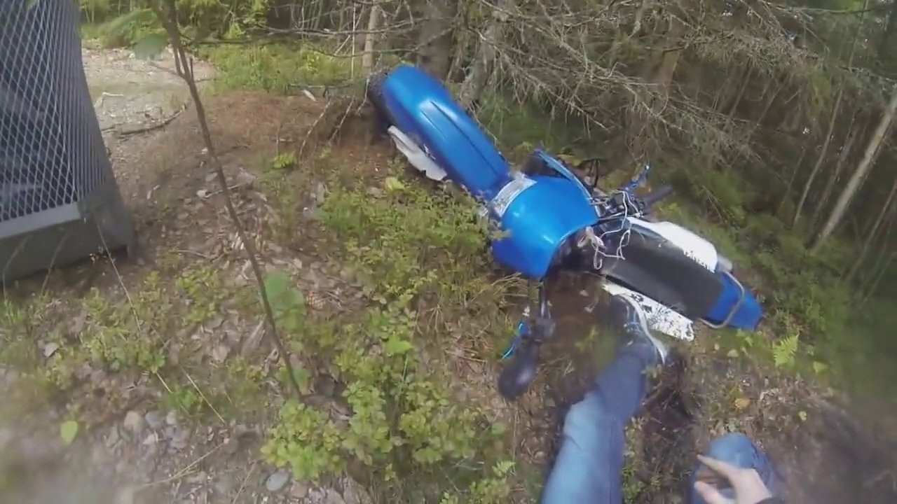 Suzuki Rmx CRASH Into Tree! How Did He Loose Control-!