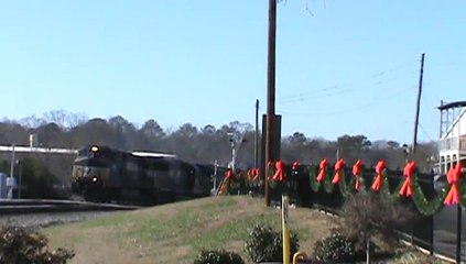 NS 275 autorack train SB through Austell Ga.