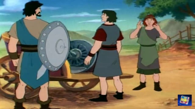 CARICATURAS CRISTIANAS,LA HISTORIA DEL REY DAVID.