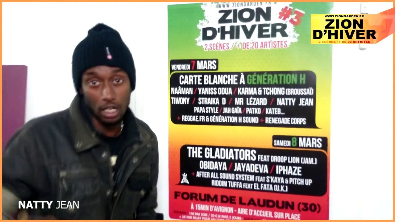 Teaser NATTY JEAN @ Zion d'Hiver - Vendredi 7 Mars 2014