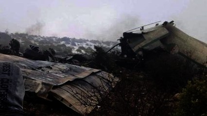 Scores killed in Algeria army plane crash