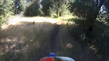 YZ250 And YZ125 Dirt Biking On Single Track Trails GoPro HD
