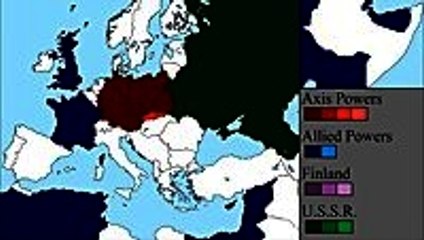 World War II in Europe: Day by Day change in Map