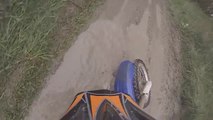 Yz85 Crash Into Puddle - Gopro Hero 3