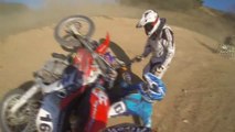 Motocross Dirt Bike Crash - GoPro Hero3