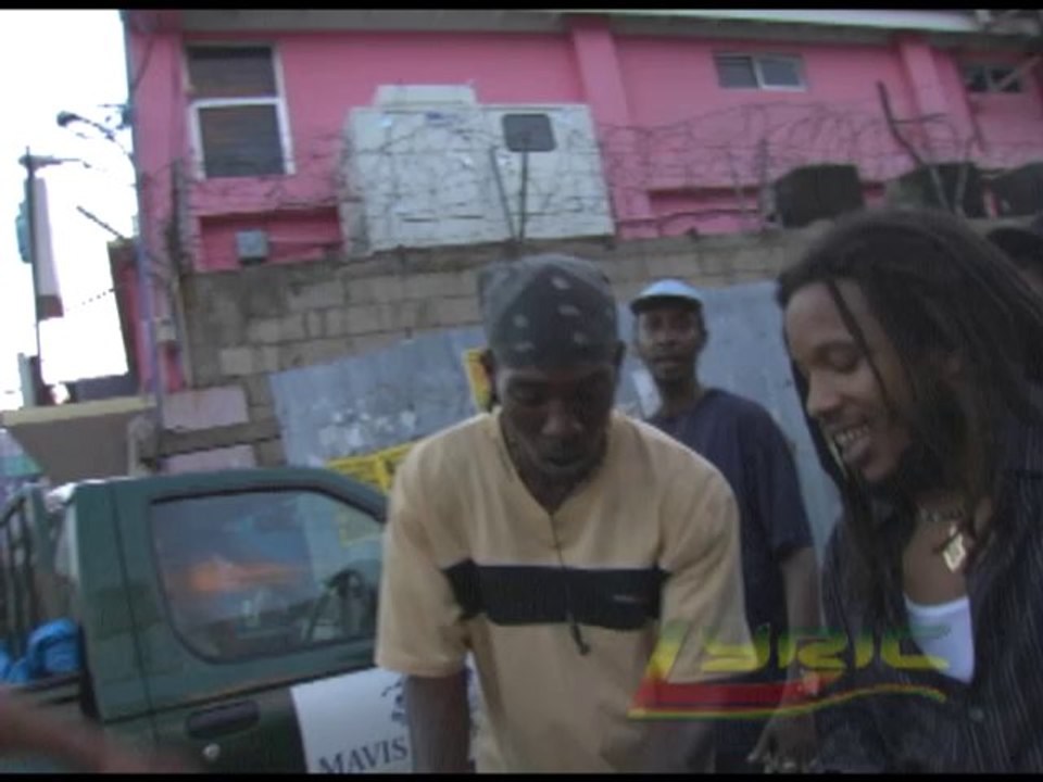 Damian and Stephen Marley on their video shoot in Kingston, Jamaica. "All Night"