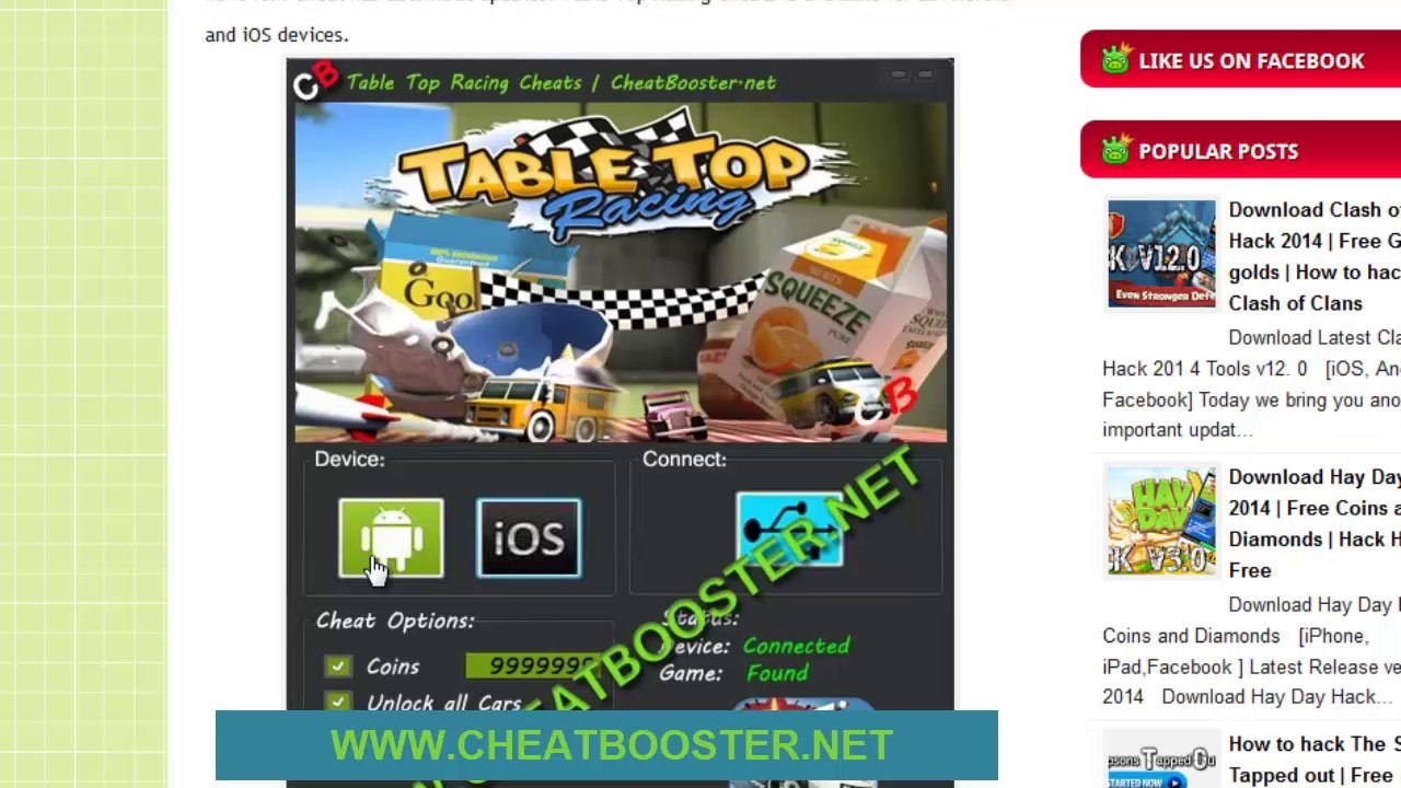 Table Top Racing Hack