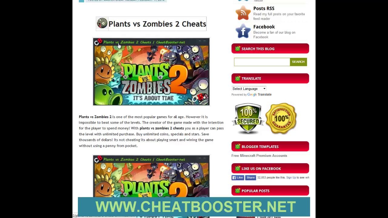 Plants vs Zombies 2 Free Download and Cheats
