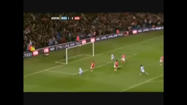 Robinho lob goal against Arsenal