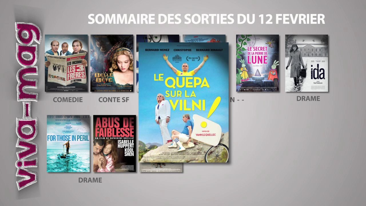 Vivamag, le magazine des sorties "Ciné" du 12 février 2014
