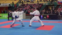 Finale Espoir -60kg - Leila Heurtault - Euro Karaté Jeunes 2014