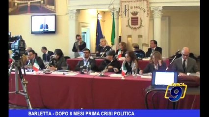 Barletta | Dopo 8 mesi prima crisi politica