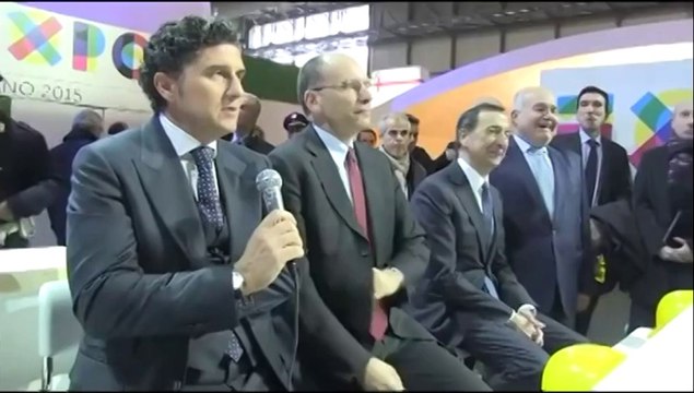 Milano - Letta alla Fiera di Milano per backstage Bit ed Expo (11.02.14)