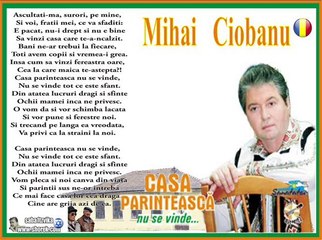 ‪Casa parinteasca -original‬‏ - -interpret Mihai Ciobanu din Basarabia