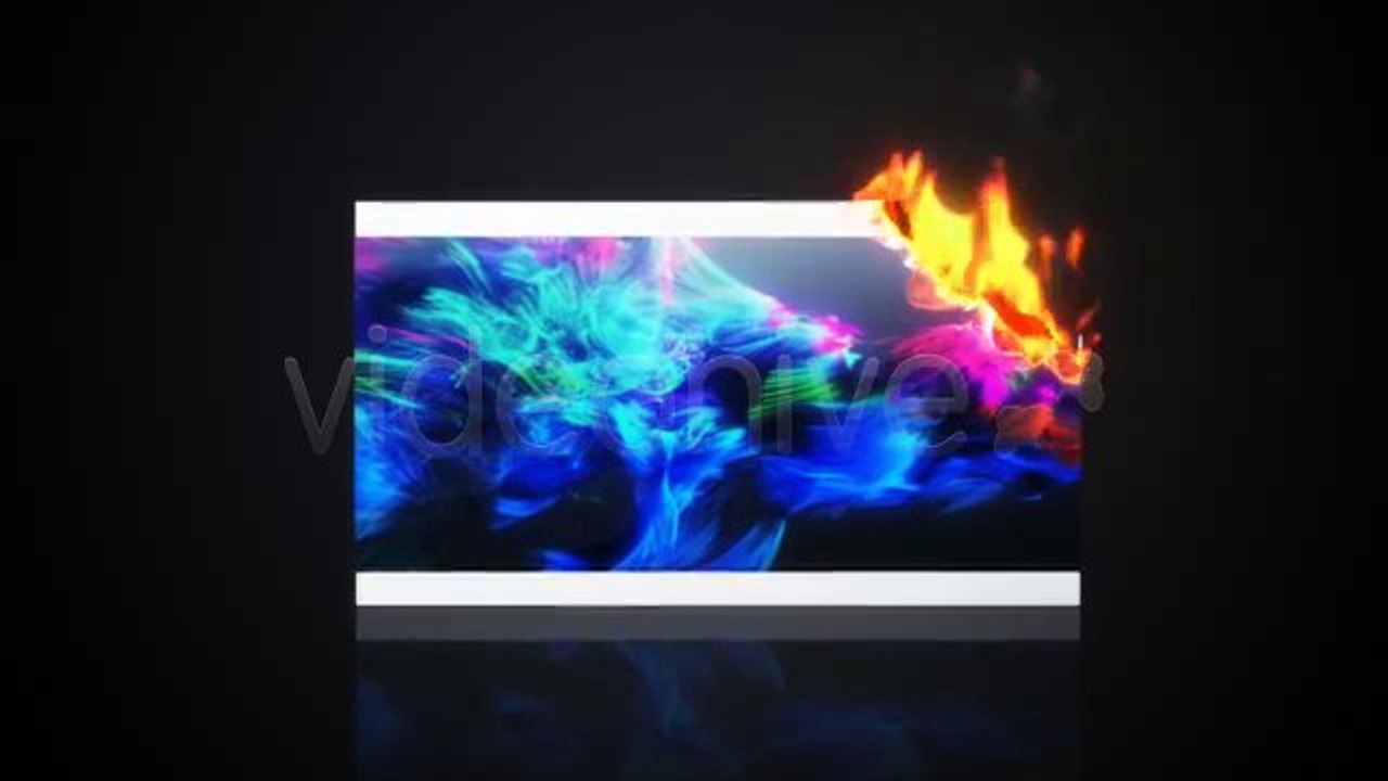 Burning Paper Logo - After Effects Template