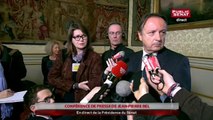 Conférence de presse de Jean-Pierre Bel