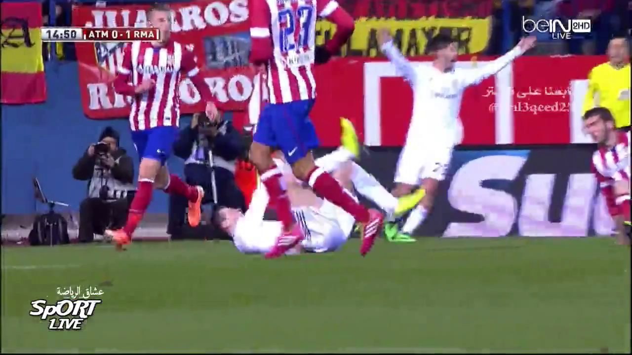 ملخص مبارة اتلتيكو مدريد و ريال مدريد 0-2  عصام الشوالي HD