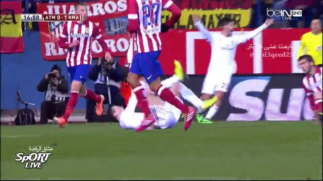 ملخص مبارة اتلتيكو مدريد و ريال مدريد 0-2 عصام الشوالي HD