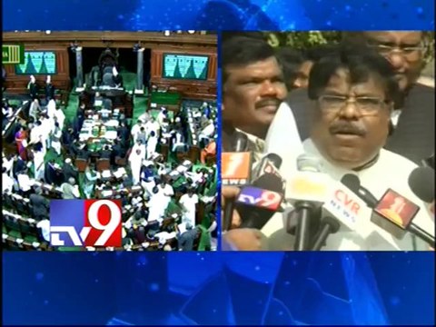 T-MPs storm well of Lok Sabha against attempts to stall A.P division - MP Manda