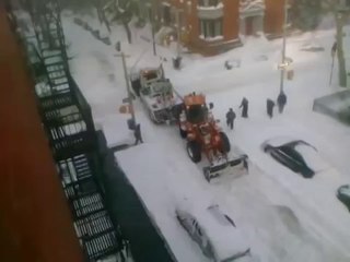 NYC Sanitation tearing up cars