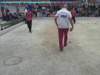 Tour qualificatif Italie (Diego RIZZI) - Allemagne (Toufik FACI)